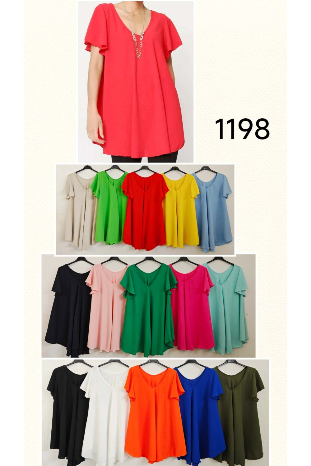 Blusa colores lisas