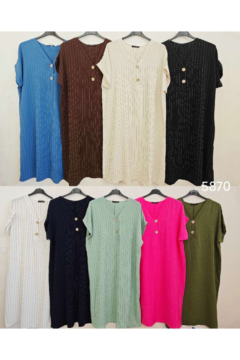Vestido con botones