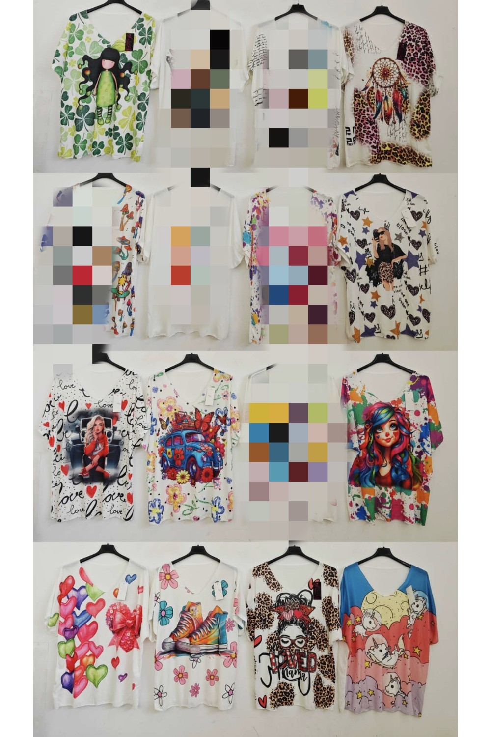Camiseta estampada por delante