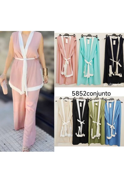 Conjunto chaleco y pantalón