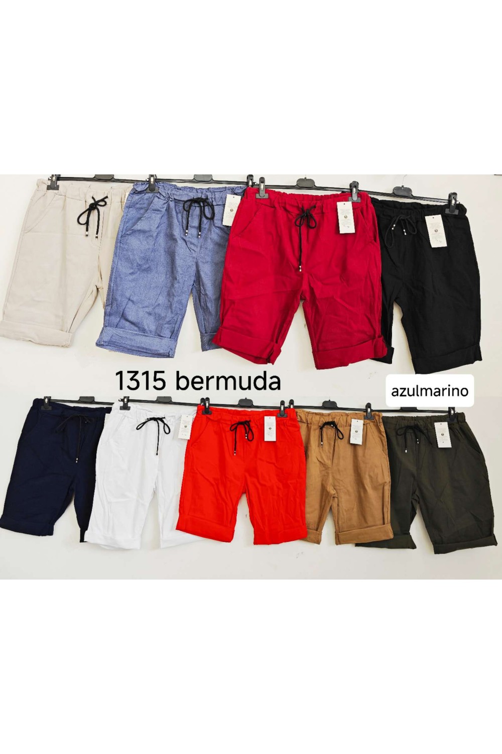 Bermuda con cordón