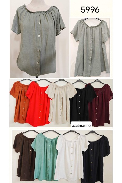 Blusa abotonada