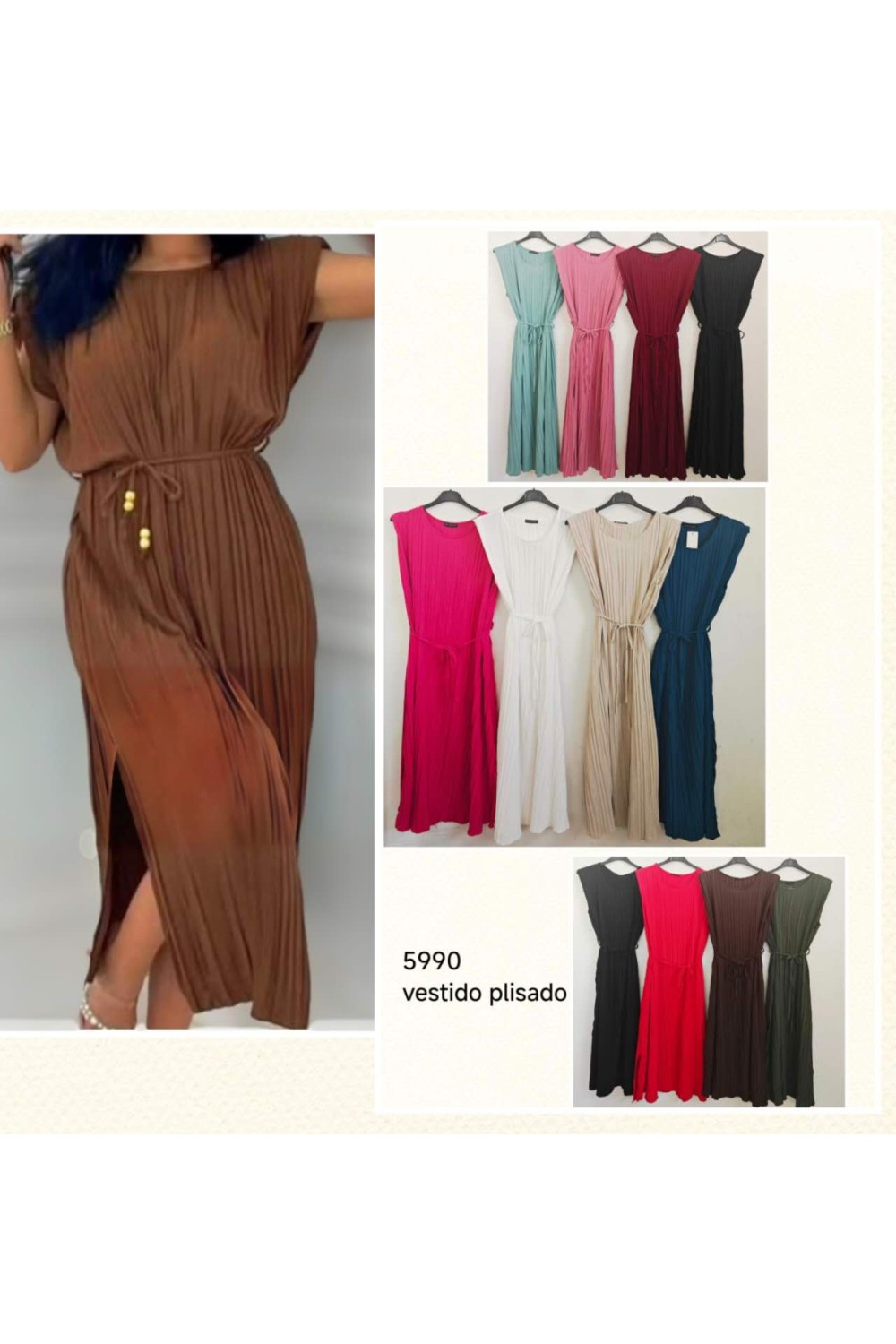 Vestido plisado