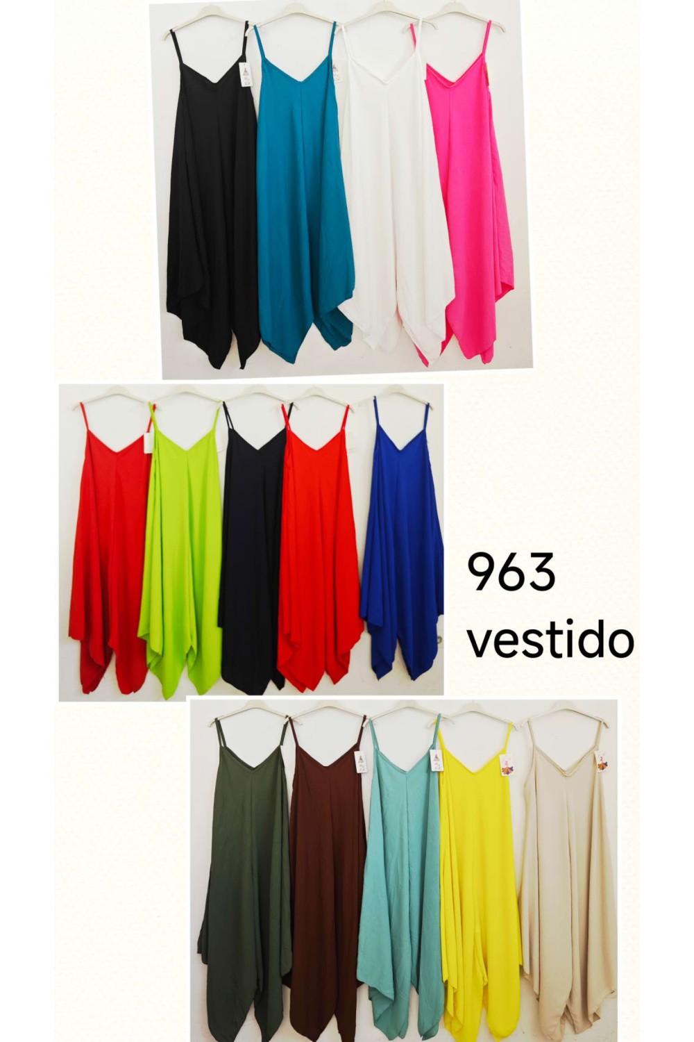 Vestido con tirantes finos