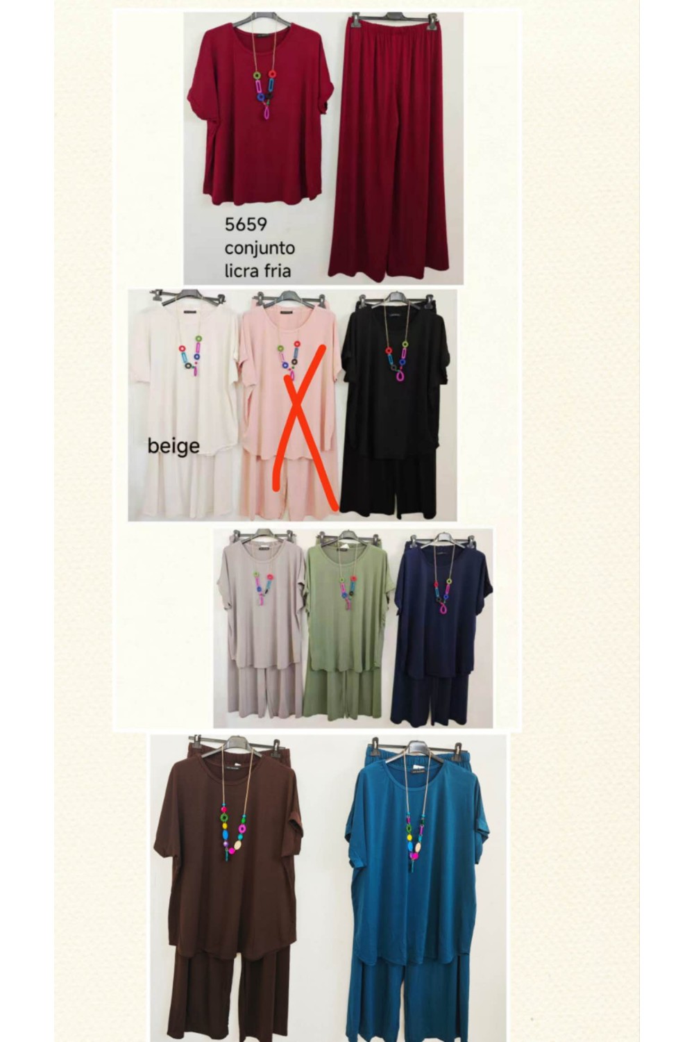 Conjunto camiseta y pantalón licra fria