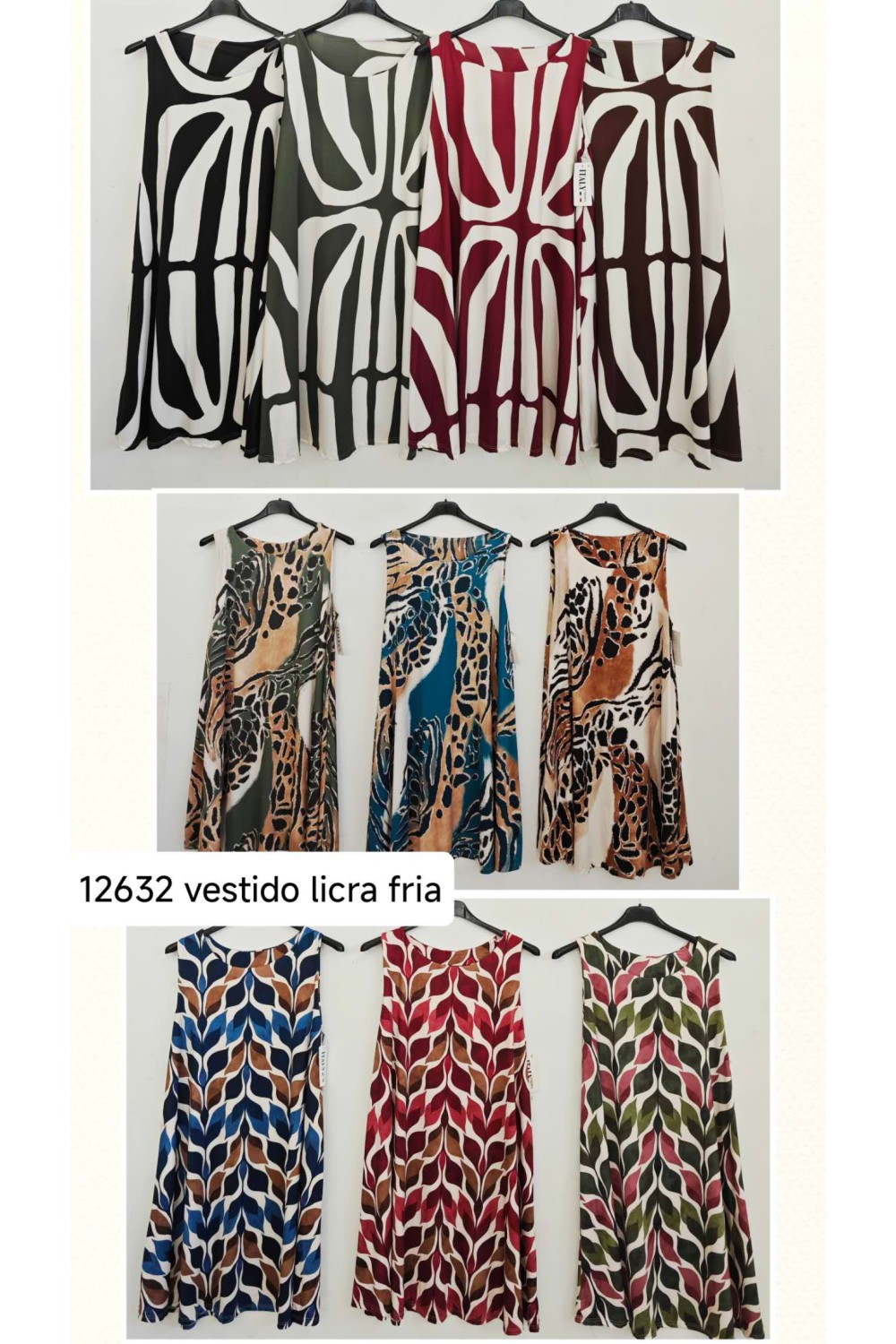 Vestido animal print