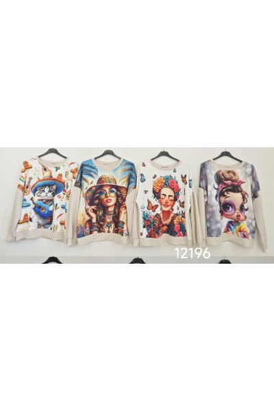 Sudadera estampada