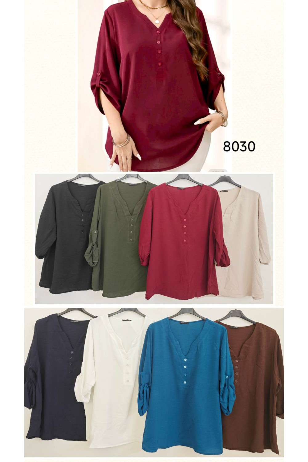 Blusa camisera
