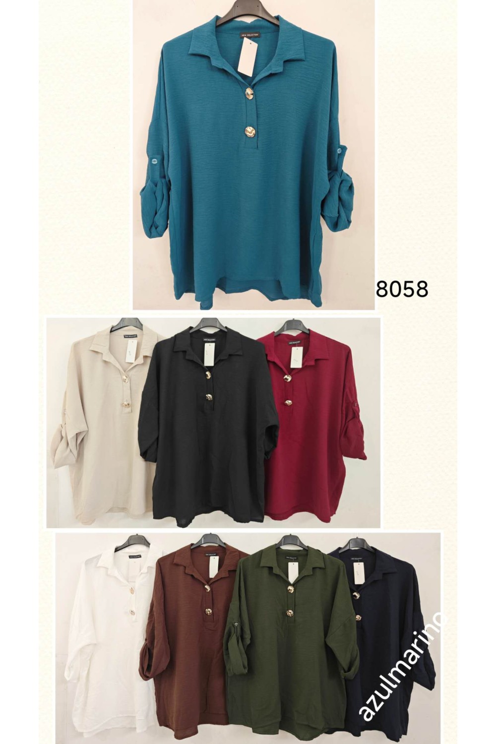 Blusa camisera