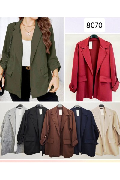 Blazer bolsillos falsos