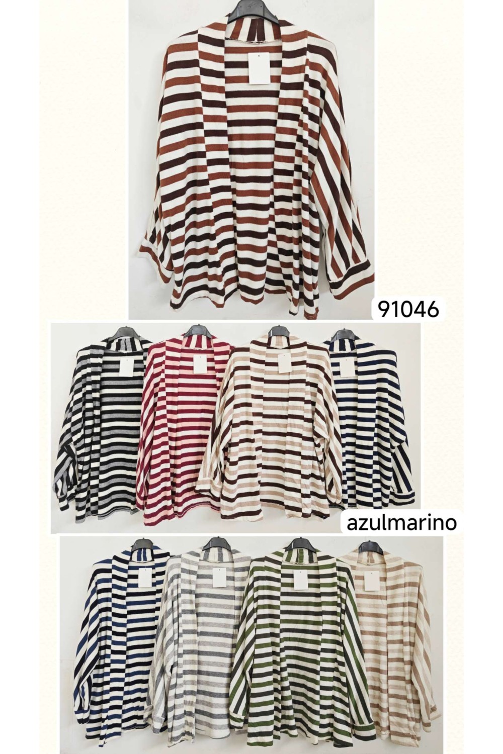 Chaqueta punto rayas
