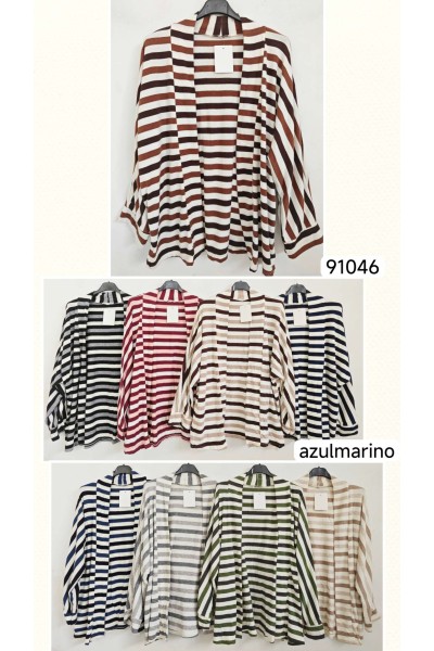 Chaqueta punto rayas