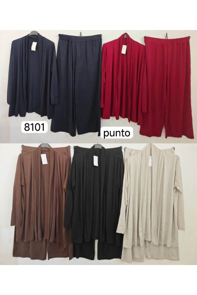 Conjunto  Chaqueta y Pantalón punto