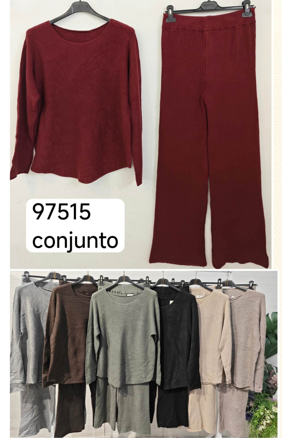 Conjunto de punto y pantalón