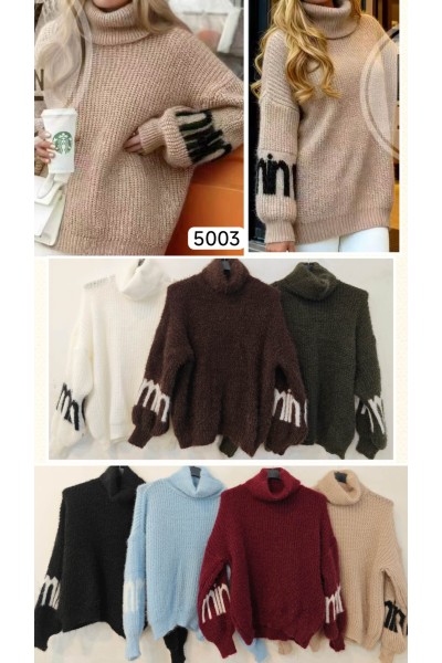 Jersey lana cuello  alto