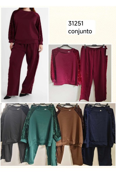 Conjunto de sudadera y pantalon
