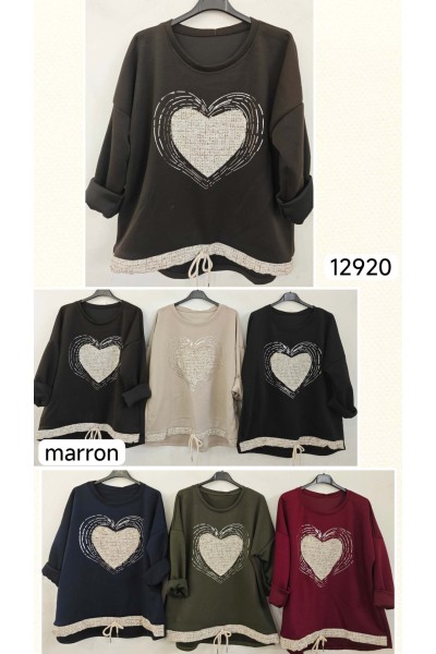 Sudadera corazon