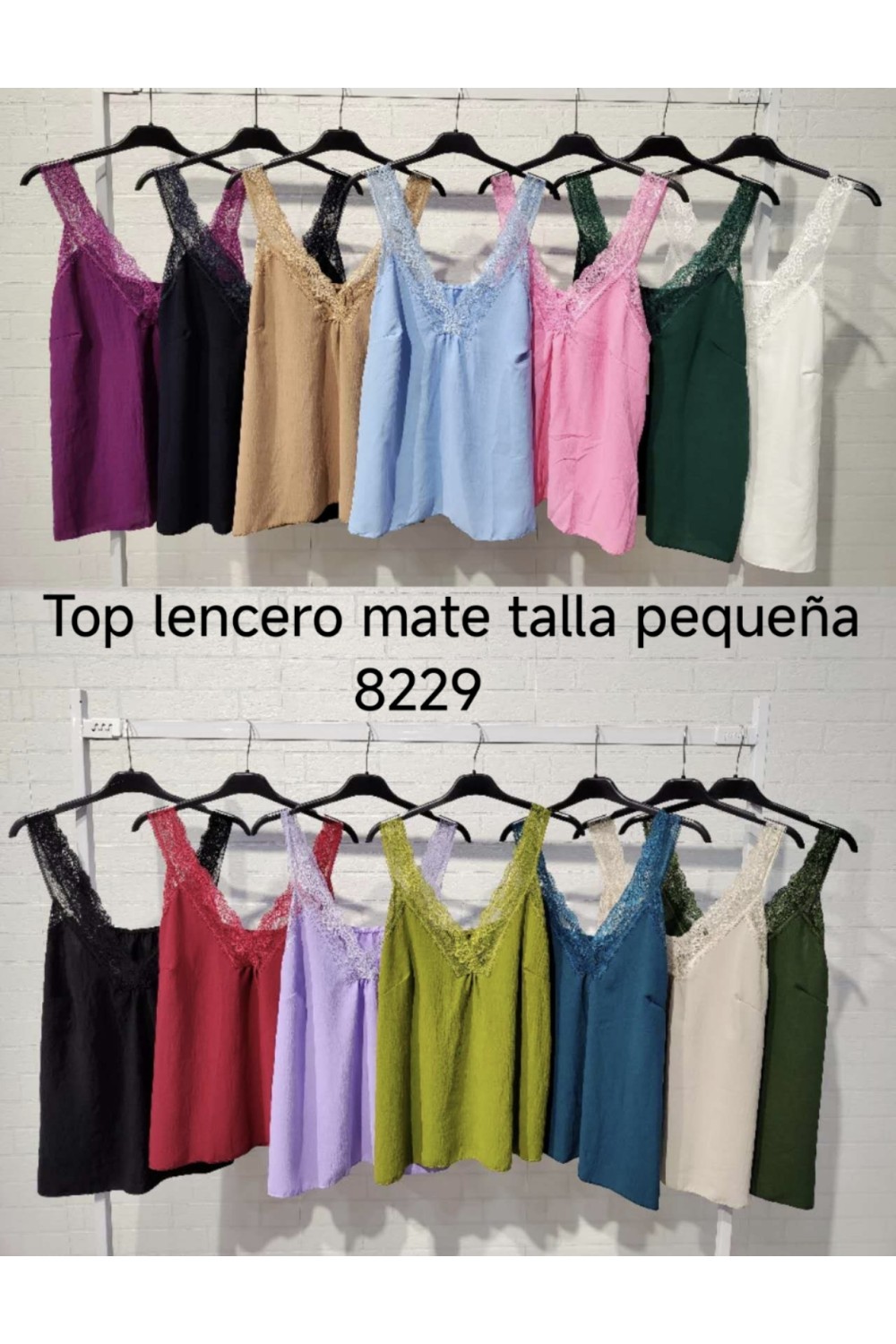 Top lencero Mate talla pequeña