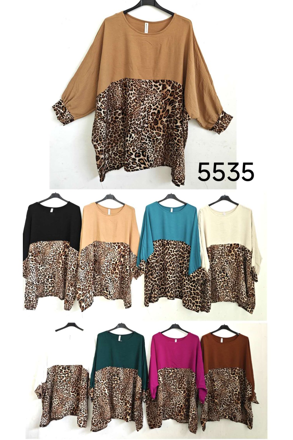 Blusa estampado leopardo