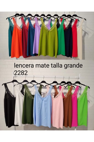 Top lencero Mate talla grande