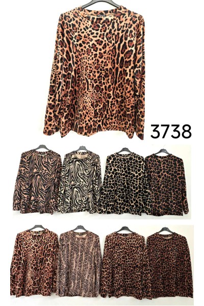 Camiseta estampada animal print