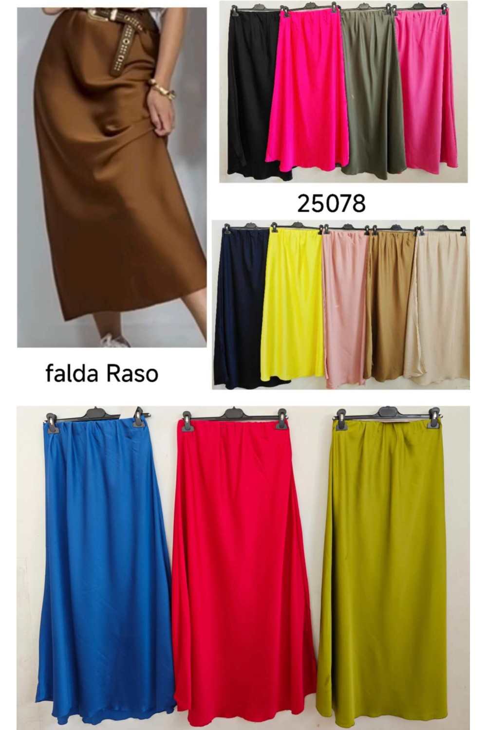 Falda raso
