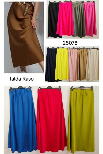 Falda raso