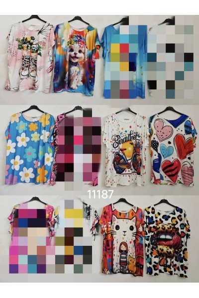 Camiseta licra fria estampada