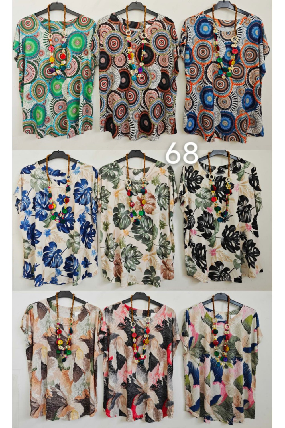 Blusa estampada licra fria